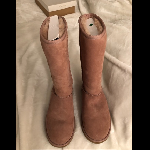UGG Shoes - UGG Classic Tall boots in size 7 Mushroom color
